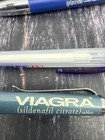 Vtg Lot 7 Heavy Pharmaceutical Drug Rep Medical Advertising Promo Writing Pens