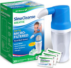 Sinucleanse Nasal Wash Kit W  Micro Filter   30 Saline Packets   Allergy Relief