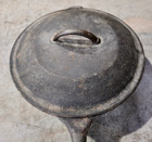 Old Cast Iron Lodge Chicken Fryer Skillet With Lid