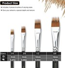 Paint Brush Comb Set - 4pcs Professional Grainer 1 2 Inch  