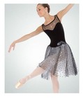 Body Wrappers Dance Ballet 7650 Long Tutu Costume Ladies Xla Velvet Glitter