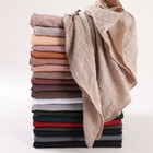 Islamic Long Scarf Women Crinkle Hijab Head Wrap Shawl Muslim Turban Headscarf