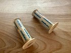Vintage Mongoose Old School Bmx Grips Blue   White Old Original 80   s Rare Og