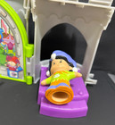 Fisher-price Little People Foldable Castle Tower Pop-open Jester Figure Playset
