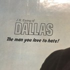 J r Ewing Dallas Tv Show  1980 Pro Arts Poster Laminated Vintage
