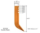 9 - Scarifier Shanks  Fits Most Caterpillar Motor Graders- 9f-5124 195-7218