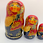 Matryoshka Russian Nesting Dolls Handpainted 5 Piece Set 6 5 