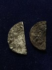 Medieval Silver Hammered Coin Cut Half Henry Iii Voided Long Cross  Shortcross 