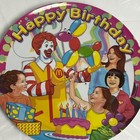 2006 Mcdonald   s Happy Birthday Plate Melamine Plastic Kids 9 5    Sun Coast