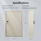 Key Box Cabinet  Wall Mount 64 100 Position Metal Locking Key Cabinet Organizer