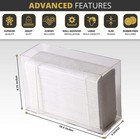 Paper Towel Dispenser By Holds 250 Paper Towels Wall Mounted Countertop Paper