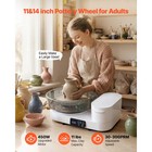 Uimoso Pottery Wheel For Adults And Beginners With 14  11  Turntables  White