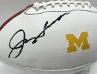 Jim Harbaugh Signed Michigan Wolverines Football White Panel Champs Auto Jsa Coa