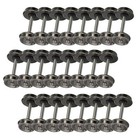 Evemodel 24pcs Ho Scale 33  Metal Wheelsets Metal Dc Wheels Metal Axles