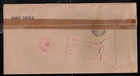 1971 British Honduras Ohms Registered Airmail Cover To Tegucigalpa Honduras