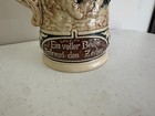 Antique German Germany Beer Stein Mug Tankard 1 1 2 L Hand Painted Raised Detail