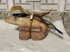 Vintage Andy Abeita Isleta Pueblo Carved Stone Bear Fetish Figure