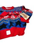 Vintage 1980   s Nos Barrel Kids Knit Sweater Geometric Child Size 5 New Usa