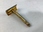 Vintage Gillette Gold Razor With Original Case