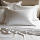 T300 White King Fitted Sheets Hotel Quality   Deep Pocket 15    6 Pack Bulk