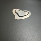 Vintage Tiffany   Co  925 Elsa Peretti Heart Shaped Book Mark Bookmark 7 3 Grams