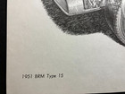 1951 Brm Type 15 V16 - Yoshihiro Inomoto Formula 1 Cross-section Wall Art Print