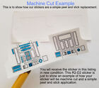 Vintage Star Wars R2-d2   R5-d4 Replacement Toy Stickers  - No Need To Cut