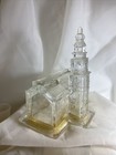 Glass  independence Hall  Candy Container bank  Repro Of 1876 For Bicentennial