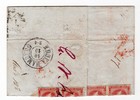 1859 Norway 49 Skilling Cover With Scarce Rekommanderes Post Mark To Birmingham