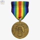 Ww1 U s  Victory Medal Re-ribboned Slot Brooch Great War Wwi                   2
