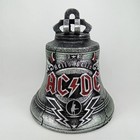 Ac dc Hells Bells Storage Box Gray   Red Resin Officially Licensed Nemesis Now