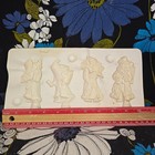 Provincial Mold P-560 Four Vtg Santa Clause Slip Casting Ceramic Molds Christmas