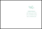 Greeting Card - Bird Deer Rabbit Squirrel - Christmas 0795