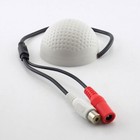 Sensitive Microphone Dc Audio Sound Cable Monitor For Cctv Security Camera
