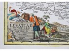 Lusatia Superior -antique Map Saxony Poland Czechia Antique Map By Homann 1730