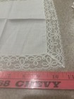 Vintage Lot Of 6 Antique White Mix Hankies Net Lace Wedding Bride