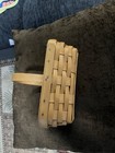 Longaberger Brown Wooden Kitchen Basket