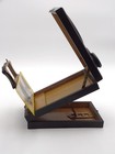 Antique French Stereographoscope C 1880 In Folding Ebonized Box