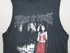 Vtg Y2k Cradle Of Filth  Wolf In Creeps Clothing Double Sided Shirt Sz L Cut Off