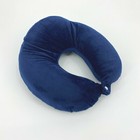 Bookishbunny Soft Memory Foam Elevated Neck Head Support Travel U Pillow Home