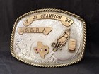 1994 Lsbra Lone Star Barrel Racing Champion Gist Sterling Ol Texas Trophy Buckle