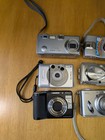 Digital Camera Lot Of 9  canon  Sony  Olympus  Nikon  Others  For Parts As Is