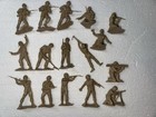Marx Desert Fox 54mm Tan Gis Playset Soldiers Reissues