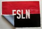 Sandinista Natl Lib Front fsln Revolutionary Banner nicaragua 15 X 22 In c1980