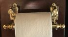Giant Schnauzer  Cropped  Bronze Toilet Paper Holder Or Paper Towel Holder 