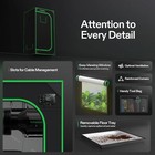 Vivosun S224 2x2ft Grow Tent Indoor Hydroponic Plants Mylar Room 24 x24 x48 