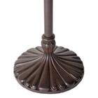     New  Tiffany Inspired Fall Leaves Floor Lamp Stained Glass Victorian Style    