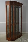 67391  Henredon Neoclassical Glass Door Curio Display Cabinet