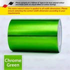 Chrome Green Roll Pin Stripe Car Striping Line Tape Decal Adhesive Vinyl Sticker