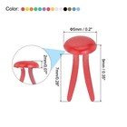 200 Pcs Paper Brass Fasteners Colorful Split Pins Mini  Multicolor  5 X 9 Mm
